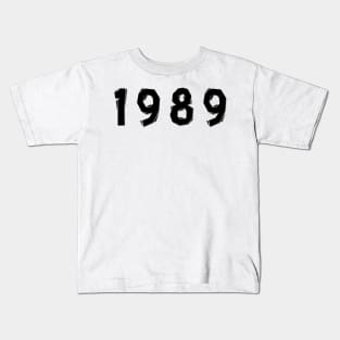 1989 year | simple black Kids T-Shirt